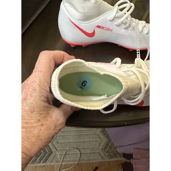 Nike Mercurial Superfly 7 Academy MG White Crimson Jade Women 6 - Picture 2 of 6